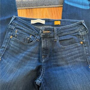 Pilcro and the Letterpress Dark Blue Skinny Jeans